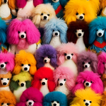 Wasserdichtes Gewebe - poodle