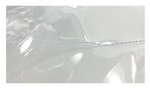 Transparent, highly transparent foil, 0.5 mm thick 