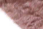 Artificial fur dirty pink