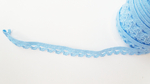 Blue elastic lace 