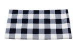 Flannel - navy checkered pattern 