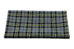Flannel - gray-yellow checkered pattern 