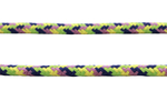 Cotton rope 12 mm - MULTI - lime and navy blue