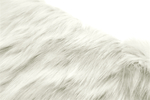 Artificial white fur 