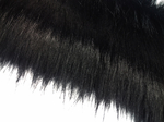 Fur trim - black 