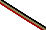 Streifenband - schwarz-beige-rot
