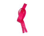 Waterproof zipper - 70 cm - pink 