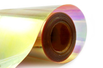 Folia holograficzna transparentna - złota