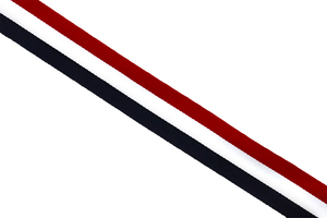 Streifenband - rot-weiß-marineblau 