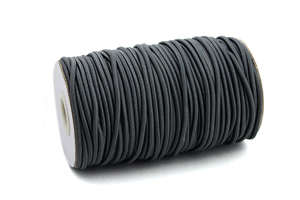 Elastic cord 3mm - graphite