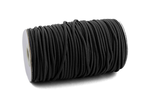 Elastic cord 3mm - black