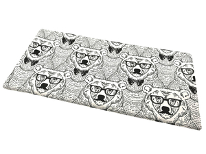 Forest Collection - misie na bieli - dresówka drapana