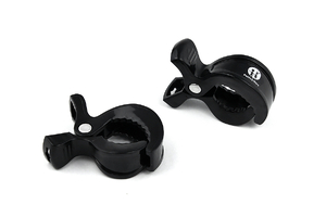 Clips for the baby trolley - black