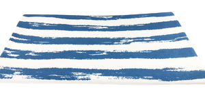 Faded stripes - navy blue - single 