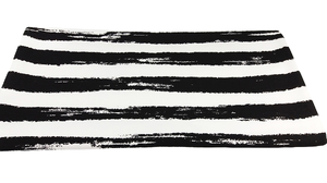 Faded stripes - black - single 