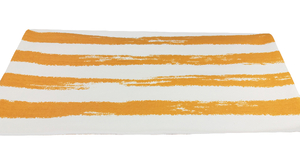 Faded stripes - mustard - single 