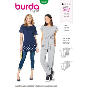 Burda - Pattern for t-shirt - 6330