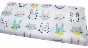 Waterproof fabric - bunnies 