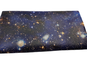 Eco printed leather - galaxy 