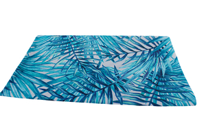 Palmen auf hellem Grund - Lycra für Badeanzüge
