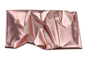 Glamour - różowy metalik - ortalion odzieżowy  