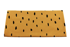 Spots - mustard - knit single