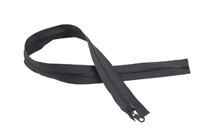 Zipper - separated - 60 cm - graphite