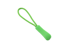 Pendant for zipper - oblong - green