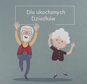 Dla ukochanych dziadków  - Widescreen-Panel auf dem Kissen - Wohnkultur   