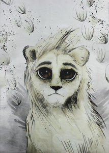 Blank panel  - Mojo Graffi - lion Arlo