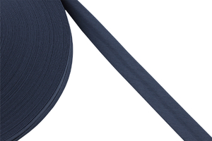 Knited bias tapes - navy blue