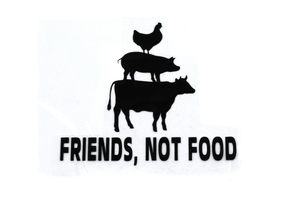  Iron-on transfer - friends, not food