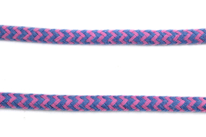 Corde en coton 12 mm - MULTI  - rose bleu