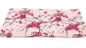 Cherry blossoms on powdery pink 
