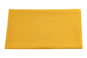 Plumeti - cotton fabric - mustard