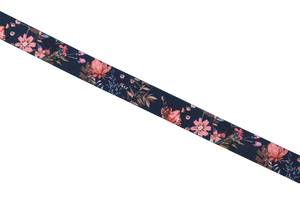 Supporting tape - wild flowers on dark blue 30mm