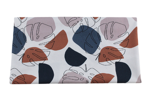 Cubism Collection - monstera - cotton fabric  