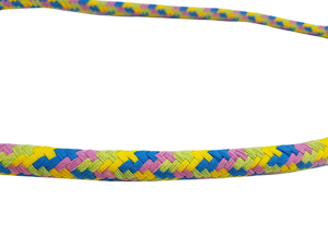 Cotton rope 12 mm - MULTI - yellow-blue