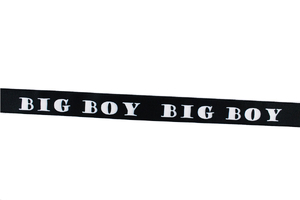 Élastique côtelé  30 mm - Big Boy - noir 