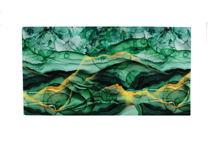 Alcohol Ink- green - jersey