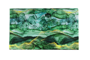 Alcohol Ink- green - softshell
