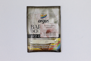 Fabric dye in a sachet Argus gray