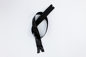 Waterproof zipper - 75 cm - black