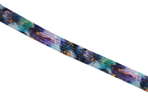 Printed cord - Violet gold marble 