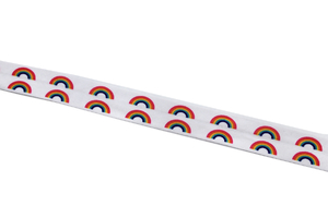 Elastic knited biast tape - Rainbow