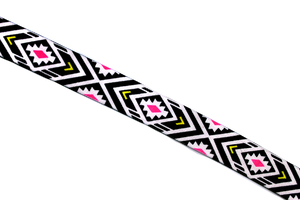 Elastic (ideal for braces) Ethnic black and white