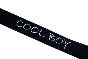Ruban rayures - Cool Boy - noir 