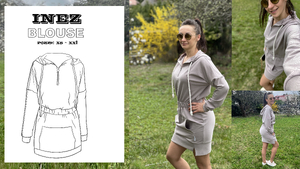 PDF Wykrój bluzo sukienka INEZ - XS - XXL