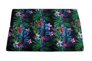 Waterproof fabric - flowers in the jungle