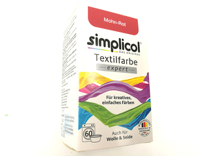 Simplicol EXPERT - paint for fabrics - color: red 
